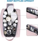 BAGSMART Toiletry Bag for Men, Travel Toiletry Organizer Dopp Kit Water-resistant Shaving Bag for Toiletries Accessories, Black - Image 6